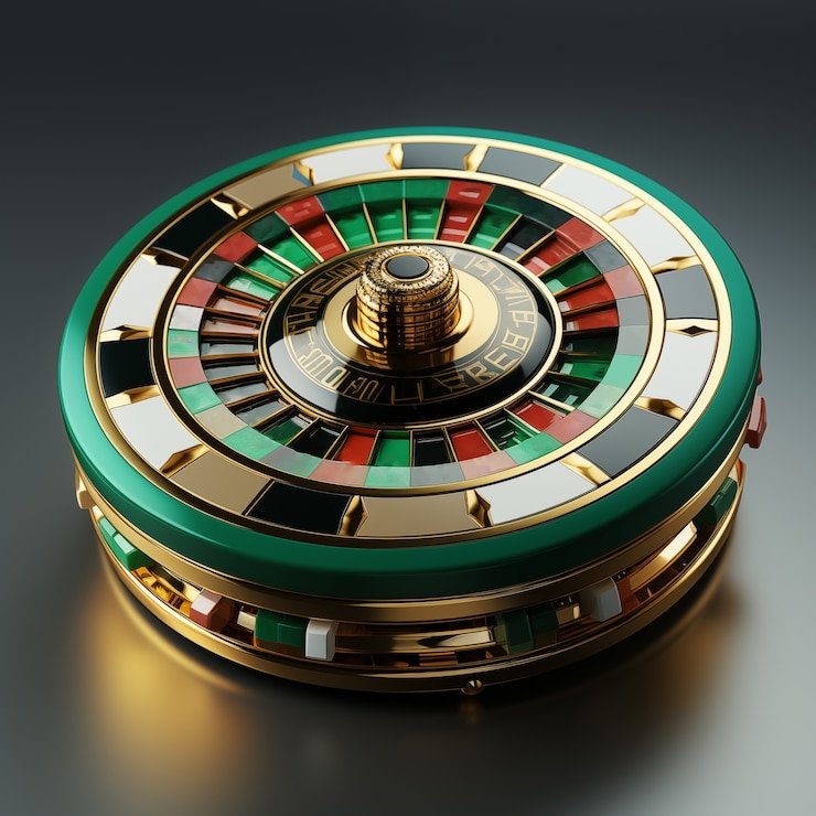 Caribbean Stud Poker table layout showing player positions and betting areas